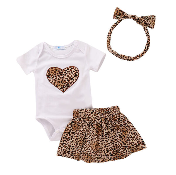 Printed Love Romper Children's clothing - Image 5